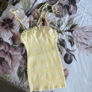 Yellow summer dress